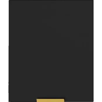 Kuchyňská skříňka Kuchyňská Skříňka Denis W60su Alu černá mat continental/bílá