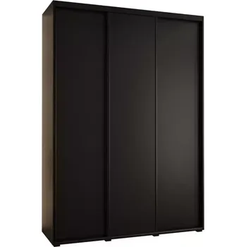 Předsíňová stěna Skříň 45 Canaris 1 200 černá/černá