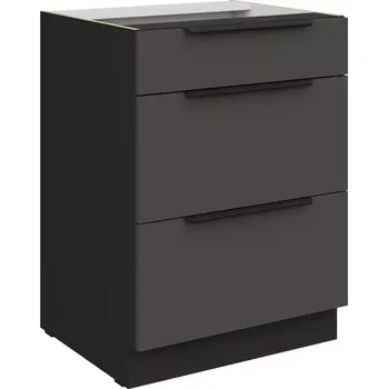 Kuchyňská skříňka Aria GR/BL Anti Fingerprint 60d 3s Bb