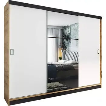 Kancelářská sestava Skříň Retro 200 5l Craft / Přední Bílý