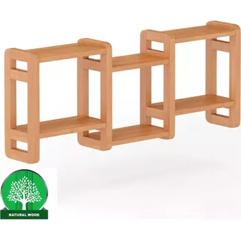 Obývací stěna Polička borovice PK103-120x44x19 olše