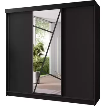 Kancelářská sestava Skříň Vena 200 černá + černá