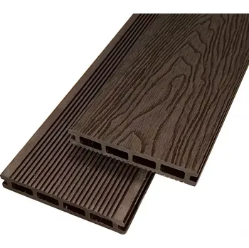 Terasové prkno WPC terasové prkno Mercado Premium tmavé 20x140x2200 mm