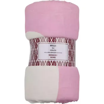 Dětská deka Deka Bella 16 Růžová/Ecru 120x150