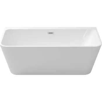 Vana Volně stojící nástěnná vana Varya 170/80 + sifon s chromovým přepadem