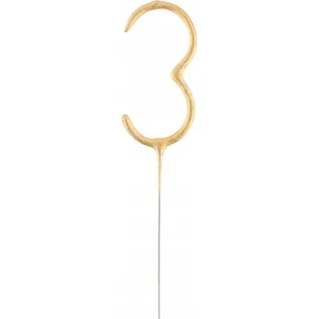 Dortová svíčka Prskavky GoDan 17 cm 1 ks