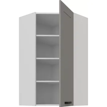 Kuchyňská skříňka Luna claygrey/bílý 60x60 GN-108 1F (45°)