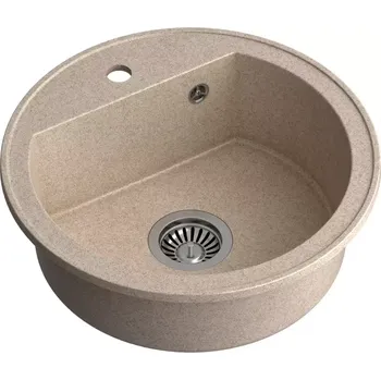 Granitový dřez Dřez Cuba 210 Steingran béžová 51x18 + sifon