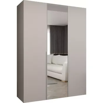 Předsíňová stěna Skříň Alicante II 150 kašmír/stříbrná