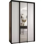 Skříň 45 Canaris 3 180 černá/bílá/černá