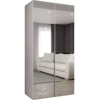 Předsíňová stěna Skříň Alicante III 100 bílá/stříbrná