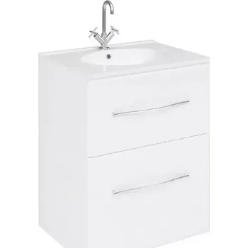 Koupelnový nábytek Skříňka s umyvadlem bílá Viva 521687 60