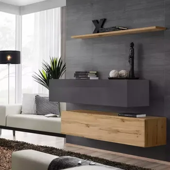 Komoda Komoda+Polica Switch Sb II Wotan/Grafit/Wotan