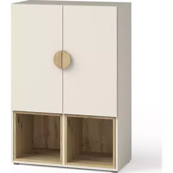 Ložnicová sestava Komoda Melo ME6 2D2K cashmere/dub Aartisan cashmere