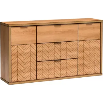 Kancelářská sestava Komoda Fonti F3 dub karamelový