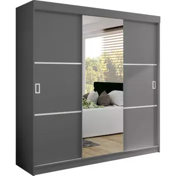 Kancelářská sestava Skříň Bill 3 200 Grafit