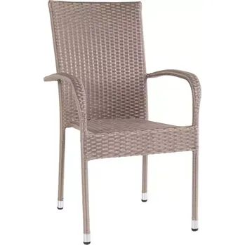 Zahradní sestava Židle z umělého ratanu Pariso přírodní