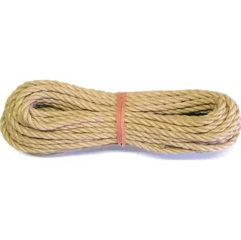 Železářství PP-lano stáč. béž. 6 mm 7,5 m