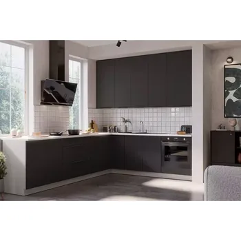 Kuchyňská linka Kuchyňská linka Aria BL/WH 260x230 cm bez kuchyňské desky