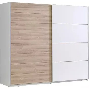 Předsíňová stěna Skříň Java 200 dub ušlechtílý/bílá