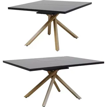 Jídelní set Stůl Ursa B10038b-120(160)X120 černá