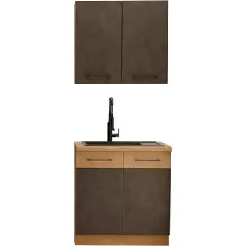 Kuchyňská linka Kuchyňská linka Vigo grafit 80cm bez pracovní desky