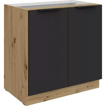 Kuchyňská skříňka Aria BL/AR Anti Fingerprint 80d 2f Bb