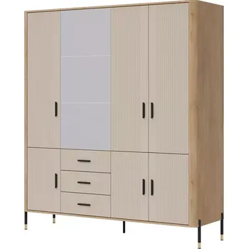 Ložnicová sestava Skříň Dante DT17 dub cremona/kašmír