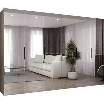 Předsíňová stěna Skříň Marbella III 300 kašmír/černá