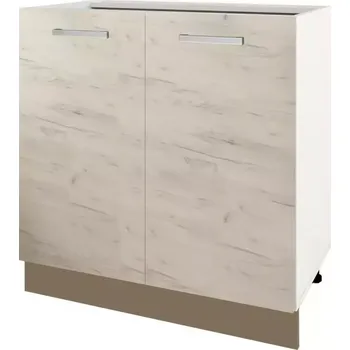 Kuchyňská skříňka Charlotte 80lc latte/oak grey craft