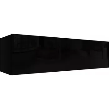 Závěsná skříňka Izumi-43-BL černá mat/lesk