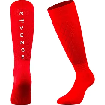 Pánské ponožky R-EVENGE Technické ponožky Crosstraining s efektem tejpu, červené 43/46 BÍLÁ|ČERVENÁ