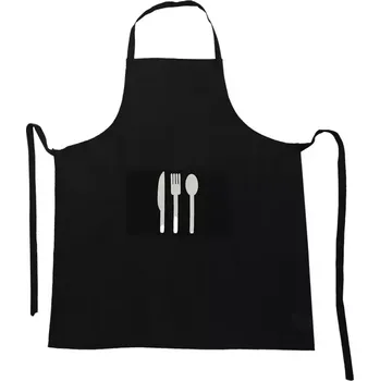 Kuchyňská zástěra Zástěra MODERN černá