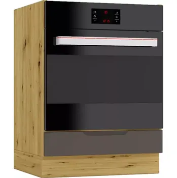 Kuchyňská skříňka Cosmo Isabel Dk60 černý hrášek/dub artisan