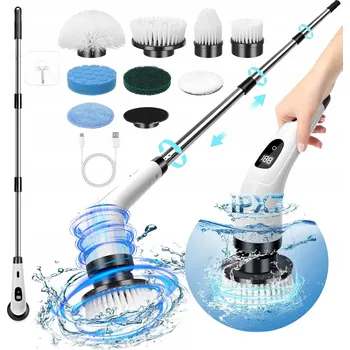 ELEKTRICKÝ ROTAČNÍ BEZDRÁTOVÝ KARTÁČ MOP NA ČIŠTĚNÍ A MYTÍ