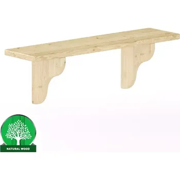 Obývací stěna Polička borovice PK121-80x25x20 přírodní