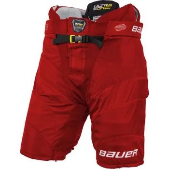 Hokejové kalhoty Bauer Kalhoty Bauer Supreme Ultrasonic INT, Barva RED, Velikost L 914291