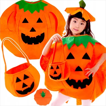 Karnevalový kostým Kostým Dýně kostým na Halloween kostým dýně na ples čepice + kabelka