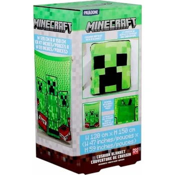Dětská deka Polštář a deka 2v1 Minecraft Creeper