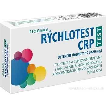 Diagnostický test BIOGEMA RYCHLOTEST CRP 1 ks