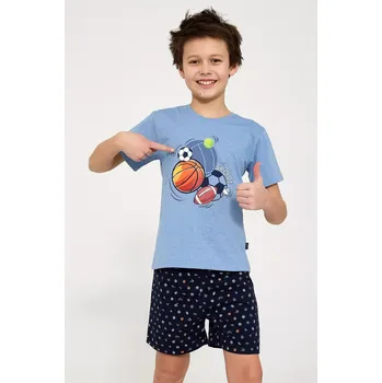 Pyžamo Cornette Young Boy 790/126 Sport kr/r 134-164 Modrá 146-152