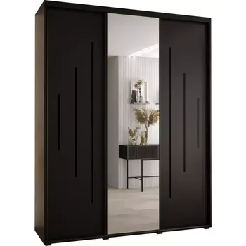 Předsíňová stěna Skříň 45 Canaris 13 200 černá/černá