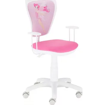 Dětský pokoj Židle Ministyle White – Víla, otočná