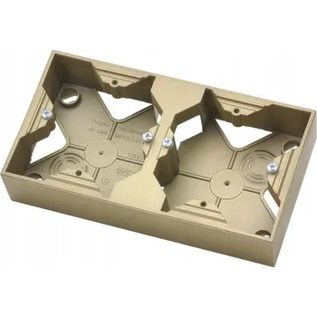 Elektroinstalační krabice Elektroinstalační krabice na omítku Ospel 84 x 155 x 34 mm