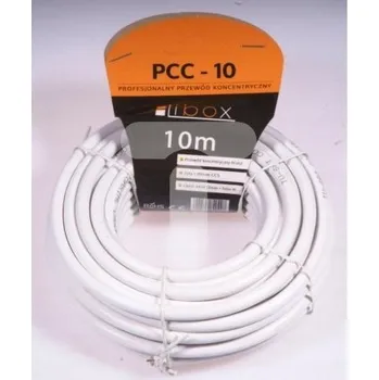 Anténní kabel ANTÉNNÍ KABEL KOAXIÁLNÍ VODIVÝ TV LTE UV ODOLNÝ 4K HD 10M + F KONEKTORY