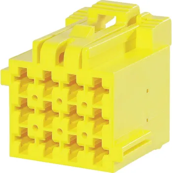 Elektrický konektor TE Connectivity J-P-T zásuvkový konektor na kabel 12, rozteč 5 mm, 1-967622-1, 1 ks