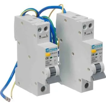 Proudový chránič Proudový chránič RCBO, řada: EUC7R 1P 16A Montáž na lištu DIN vypínací citlivost 30mA, rozsah: EUC7R