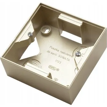 Elektroinstalační krabice OSPEL SONATA PNP-1R/39 Instalační krabice pro řadu SONATA, jednoduchá