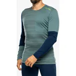 Mikina termo mikina Ortovox 185 Rock N Wool Long Sleeve - arctic grey M
