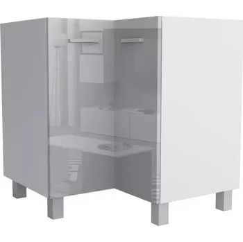 Kuchyňská Skříňka Lucjan 90/90 dn lux šedá